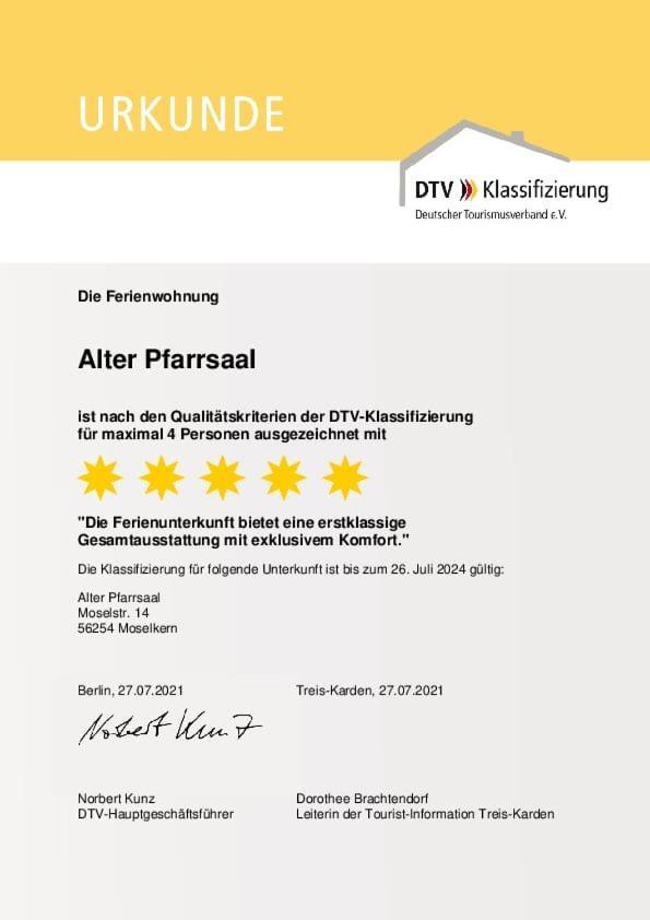 Ferienwohnung Moselallee 5 Sterne Moselkern Rum bild